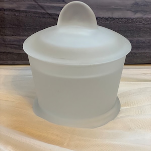 Umbra Frosted Glass Container