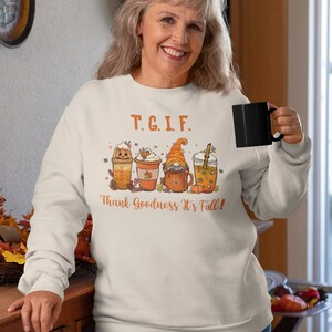 Thank Goodness Its Fall Unisex Heavy Blend Crewneck Sweatshirt