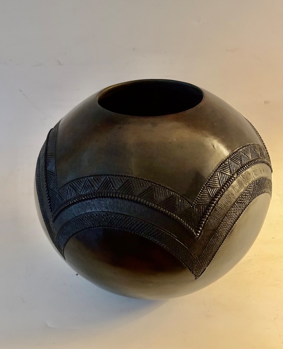 Contemporary Zulu Pottery Jar by Jabu Nala Etsy