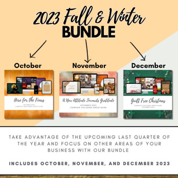 Fall & Winter 2023 Bundle - Accountability Group Bundle