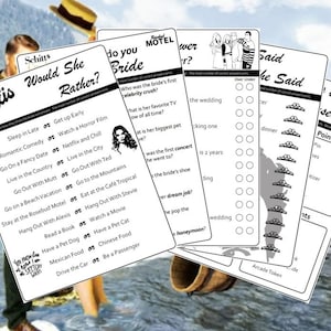 Schitt&#39;s Creek Bridal Shower Game Bundle