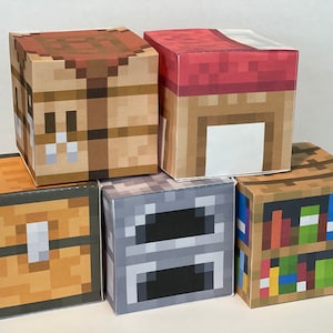 3D Minecraft Blocks - Instant Download - Builder Set