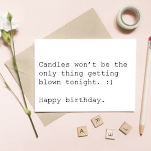 Birthday Card - Candles Being Blown - Instant Download