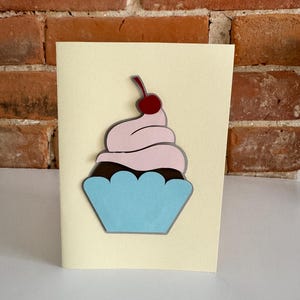 Carte de voeux Cupcake - Collection Gourmet
