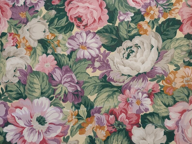 Vintage Home Decor Sample Fabric 5 Piece Bundle Etsy