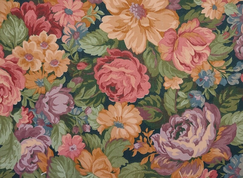 Vintage Home Decor Sample Fabric 5 Piece Bundle Etsy