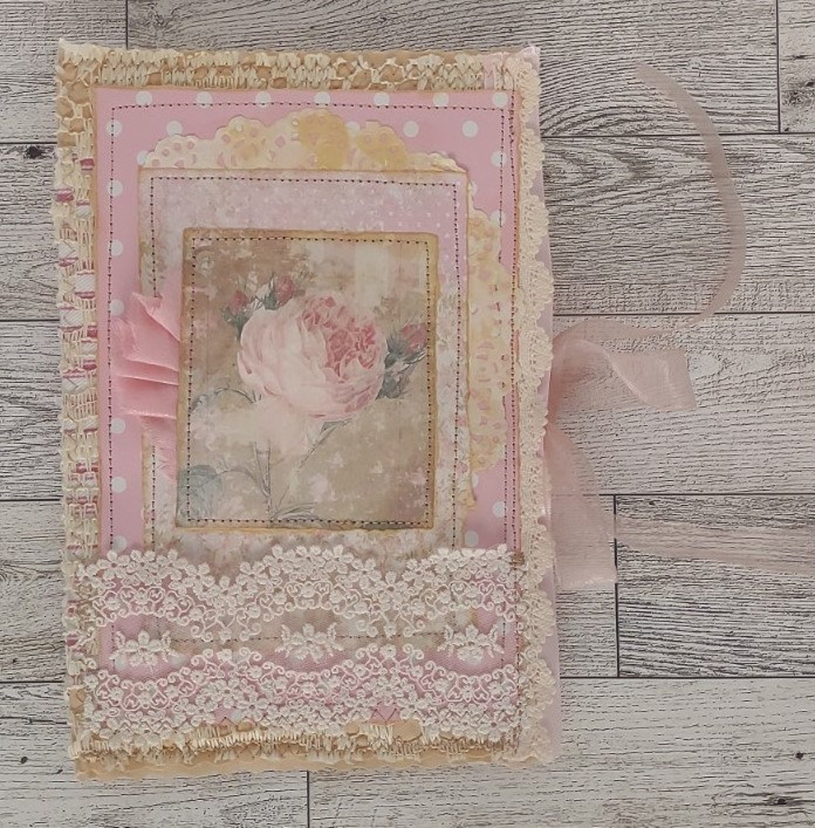 Fabric Soft Junk Journal Cover Only Ready for Your Junk Journal