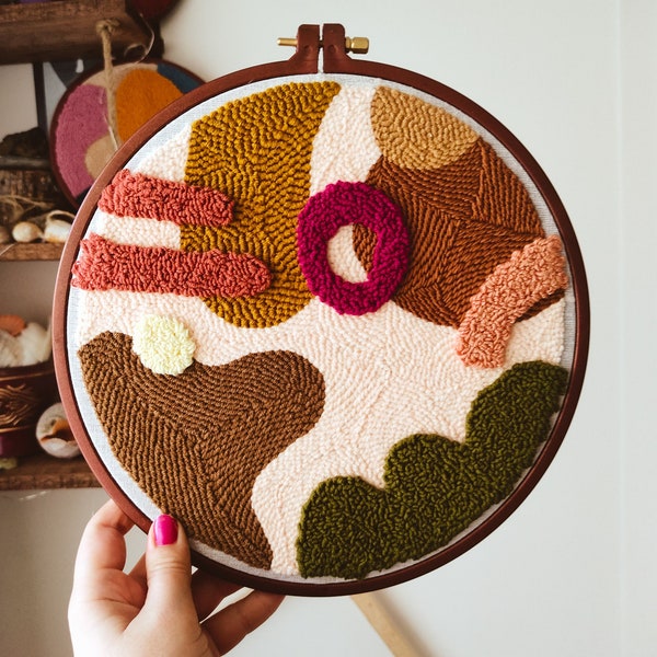 Abstract Embroidery Etsy