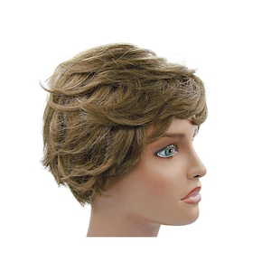 Vintage Kane Kalon KaneKalon Wig Brunette Short Hair Costume Cosplay Hair Loss