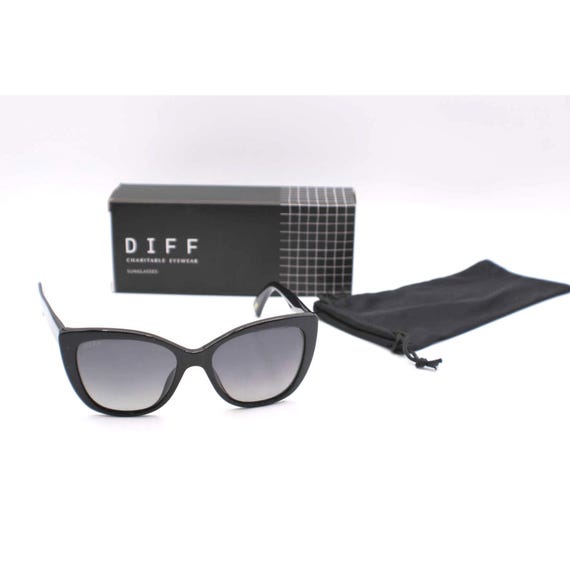 DIFF Eyewear Ruby Polarized Sunglasses Black Cat … - image 1
