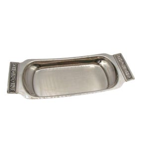 Serving Tray Platter Dish Danish Modern MCM Stainless International Decorator