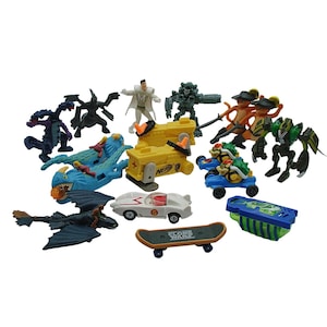 Lot Assorted Small Toys Kid Collectible Happy Meal Mario Kart Dinosaurs and more