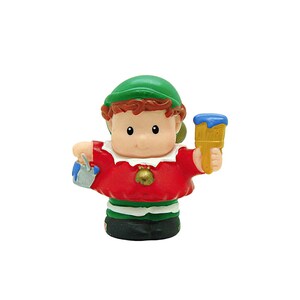 Vintage Fisher Price Mattel Santas Helper Elf Playset Figure Collect Replacement