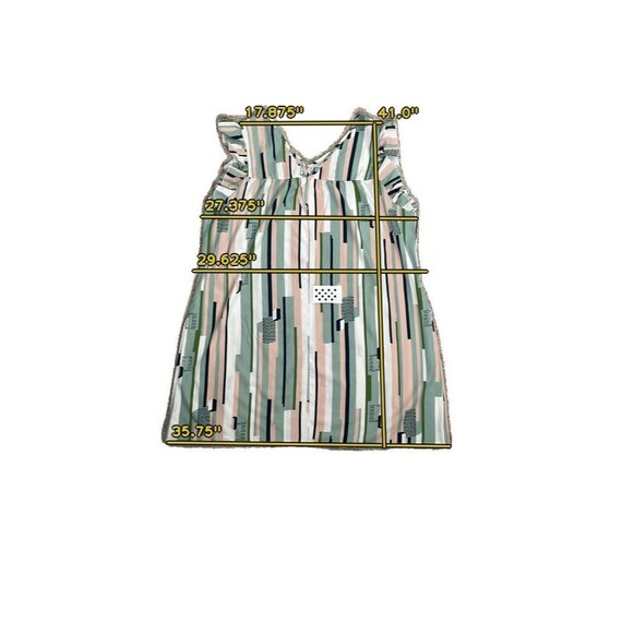 Shein Curve 4XL Geo Print Flutter Sleeve Dress Pe… - image 6