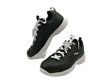 Fila Disarray Black Sneakers Womens Size 8.5 Athletic Supportive Comfort Shoes