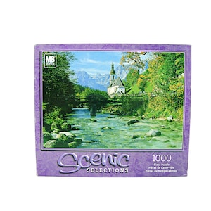 1000 Piece Jigsaw Puzzle by Hasbro 2002 Bavaria Germany Scenic Selections 18x24&quot;