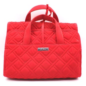 hanging travel toiletry bag vera bradley Disney Organizer 25 h x 1 Vera Bradley Red Quilted Hanging