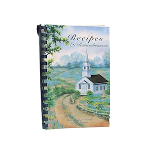 Recipes Remembrances Cookbook Spiral Bound Tennessee Church Recipe Collection