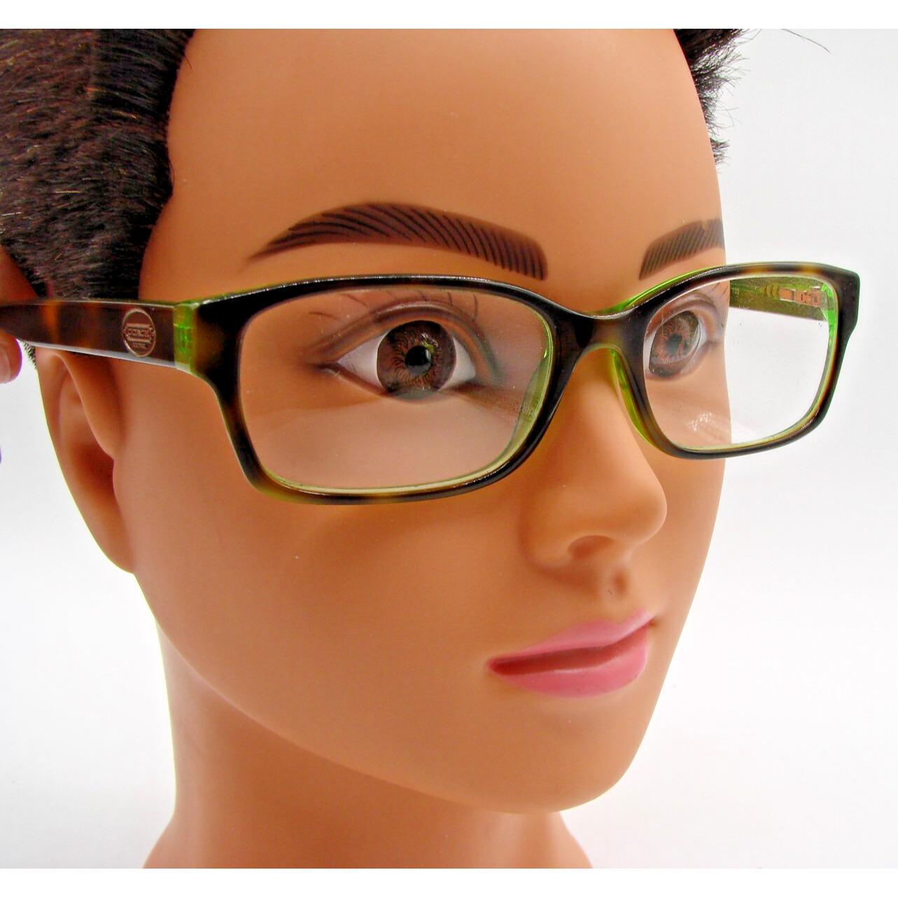 EUC Coach Eyeglass Frames 5117 Tortoise Green COACH HC 6040 5117 TORTOISE GREEN DESIGNER EYEGLASSES FRAMES  main image 2