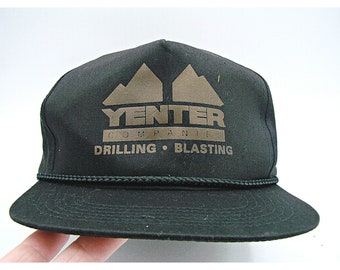 Yenter Companies Drilling Blasting Mens Trucker Hat Snapback One Size Cotton