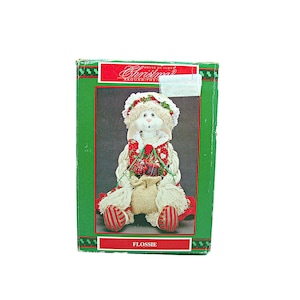 House Of Lloyd Christmas Around the World Flossie Christmas Rabbit Figurine 9&quot;