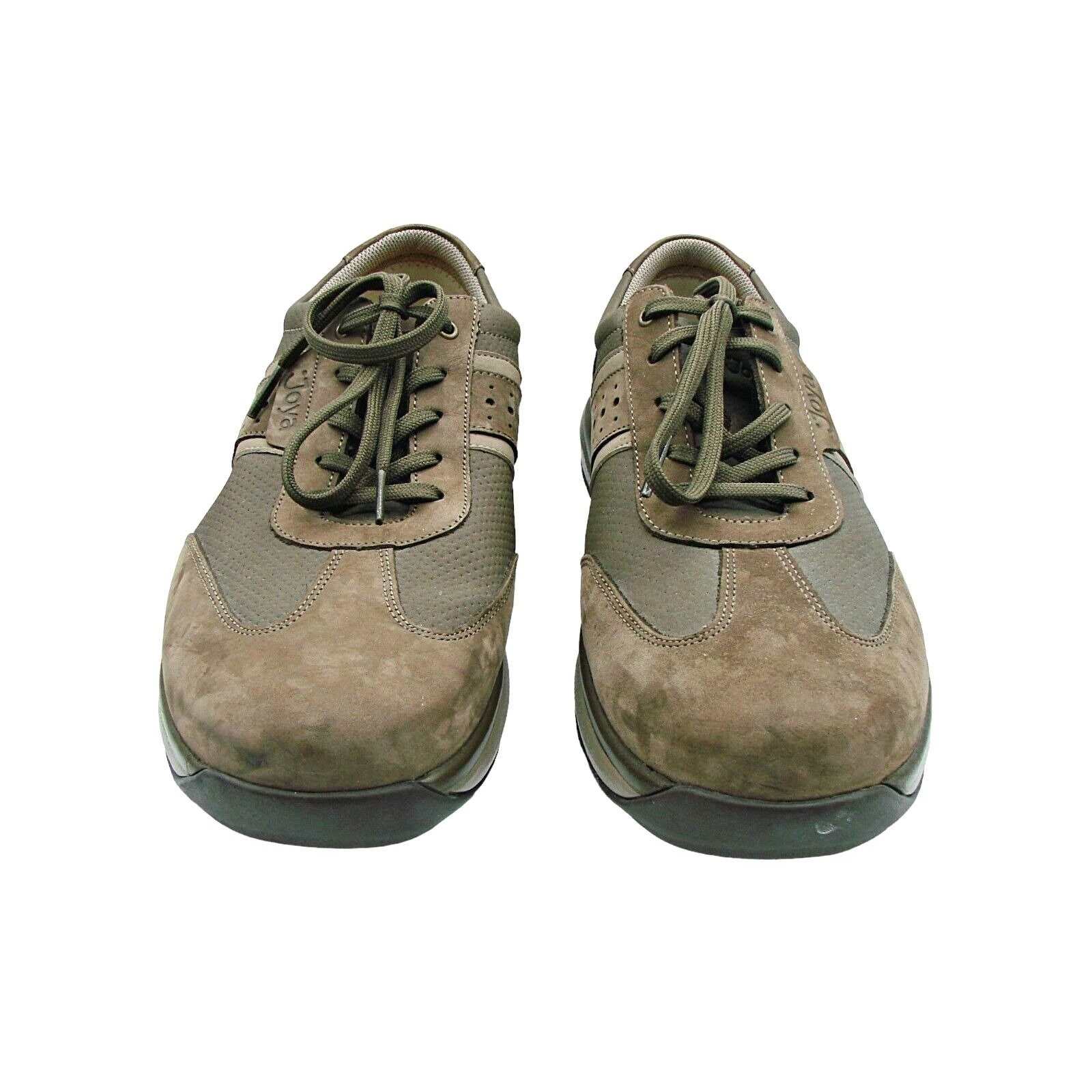 Joya Mens Size 12 David Shoes Nubuck Leather Brown Ortholite 