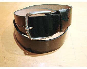 Coldwater Creek Womens Black Croc Decorative Scroll Buckle  display picture 2