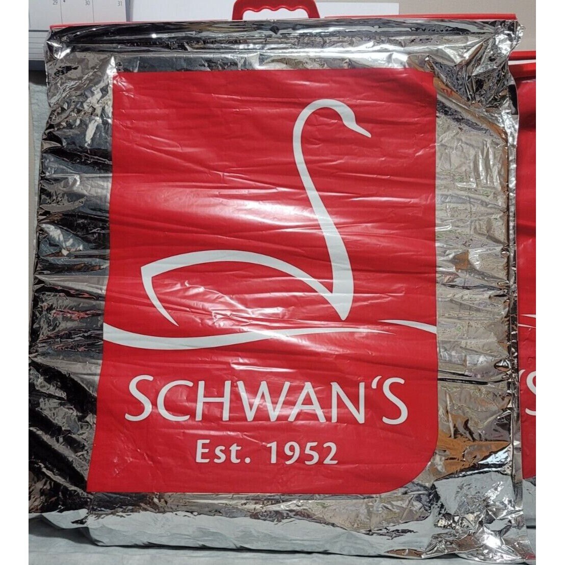 NEW Schwan's Cold Keepers Insulated Thermal Foil Bag Carry Large 24x26