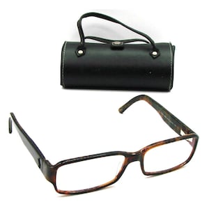 Polo Ralph Lauren Full Rim Eyeglass Frames 55-16-135 Tortoise Shell Brown w/Case