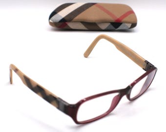 Burberry Eyeglasses B 2108 3001 Black Rectangular Frame  display picture 2