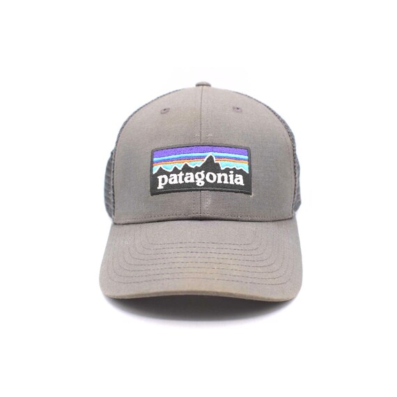 Patagonia Trucker Baseball Hat Cap Gray Mesh Snap Back  display picture 1