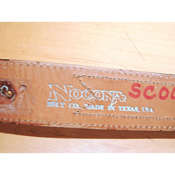 Nocona Leather Belt and 3D Flying Eagle Siskiyou … - image 6