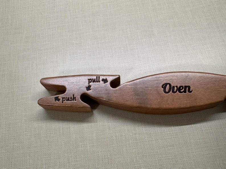 Personalized Wood Oven Rack Puller - Kitchen Safety Tool - Etsy