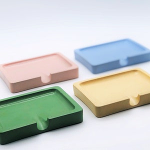 Concrete Soap Dish - Draining Soap Holder - Bathroom Accessories - Modern - Shower Soap Dish - Sponge Holder - Soap Tray