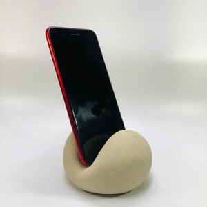 Bean Concrete Phone holder - Ipad Holder - Phone Holder Stand - Home & Office - Kitchen - Tablet Stand - Gift