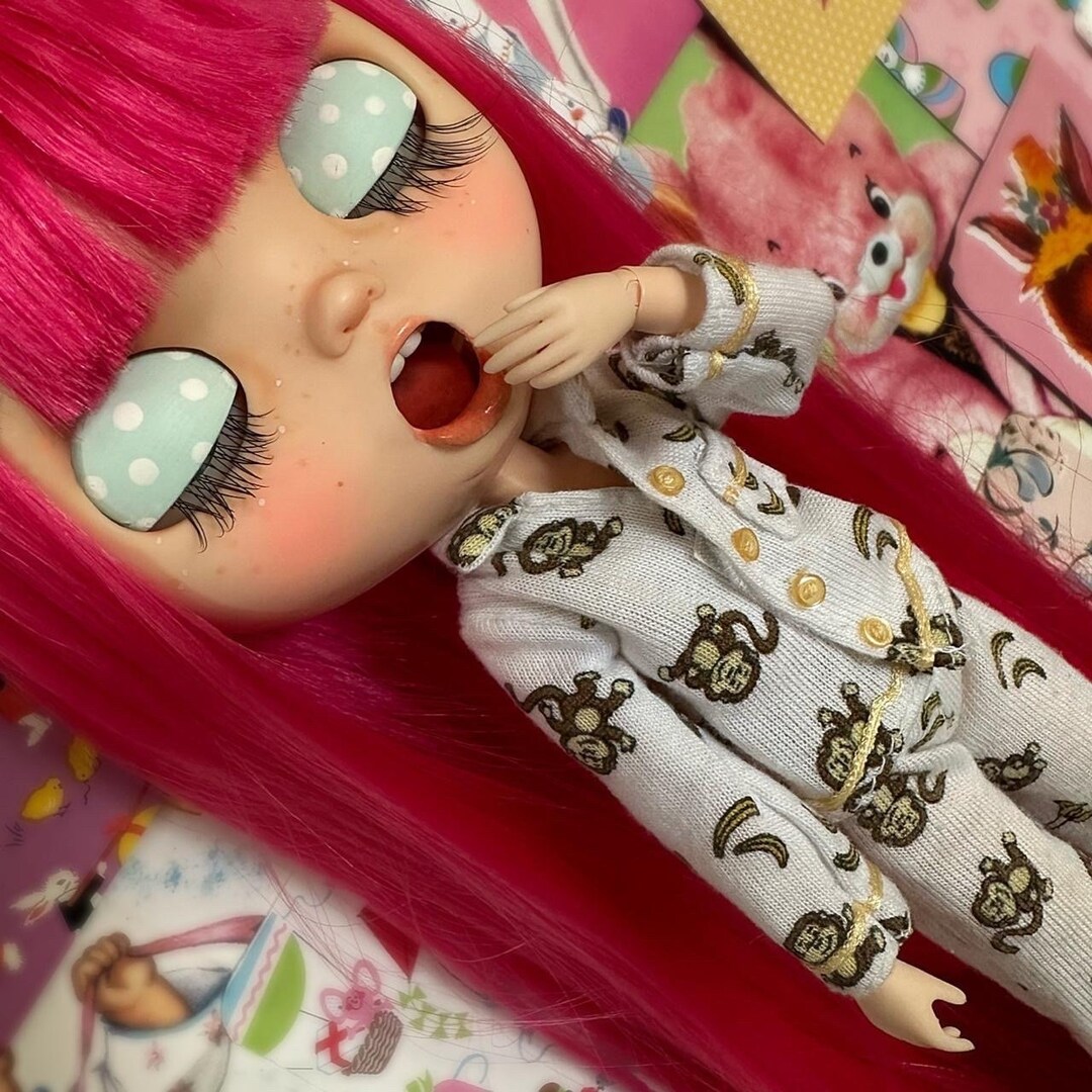 Op Shop Olive vintage 2nd Hand Blythe Doll Pyjamas Blythe Etsy