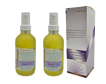Head-to-Toe Moisturizing Baby Oil to Nourish, Moisturize, Protect Baby’s Skin. Made With Organic Ingredients, Bible Scriptures, and Prayers.