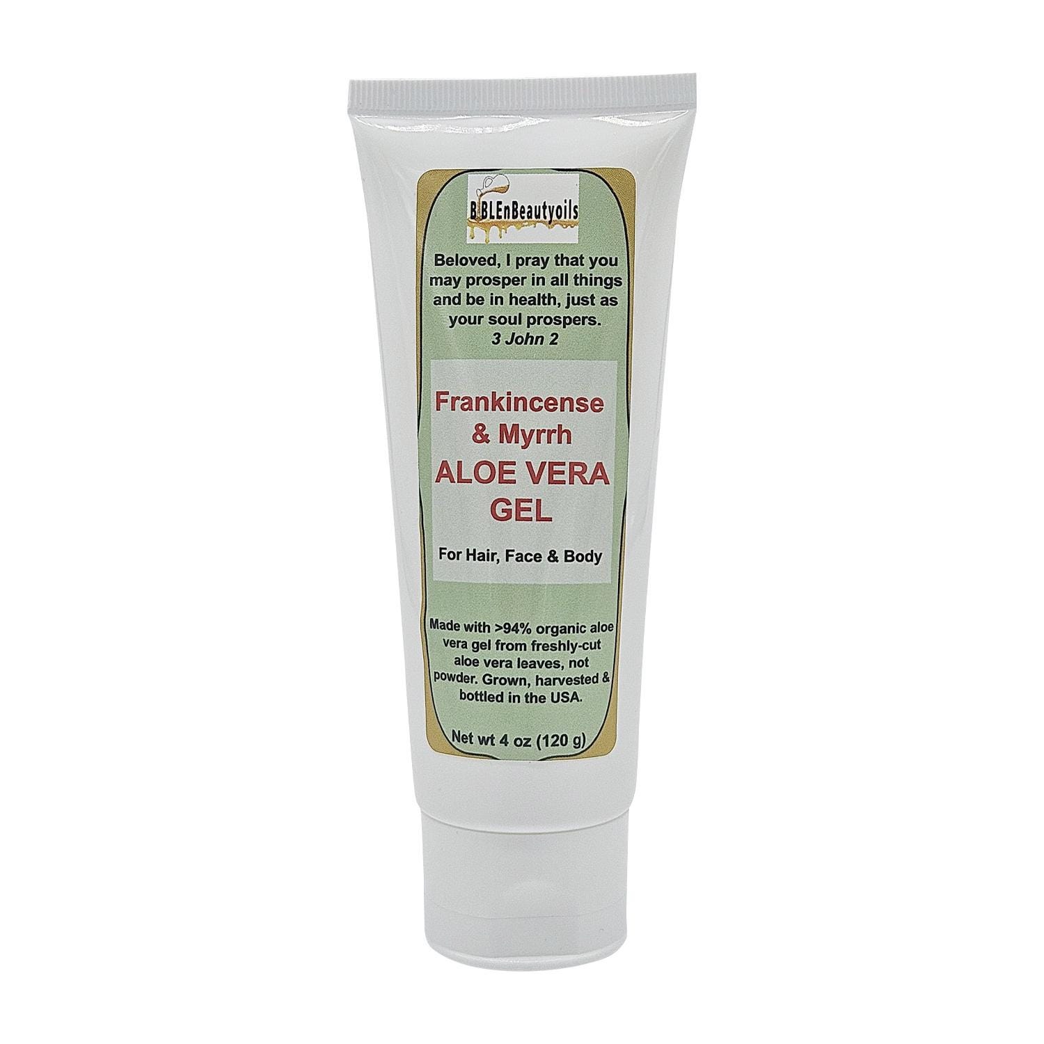 Frankincense and Myrrh Aloe Vera Gel for Hair, Face, and Body, Made With  94% Organic Aloe Vera Gel, Face Moisturizer, Gel for Soothing - Etsy