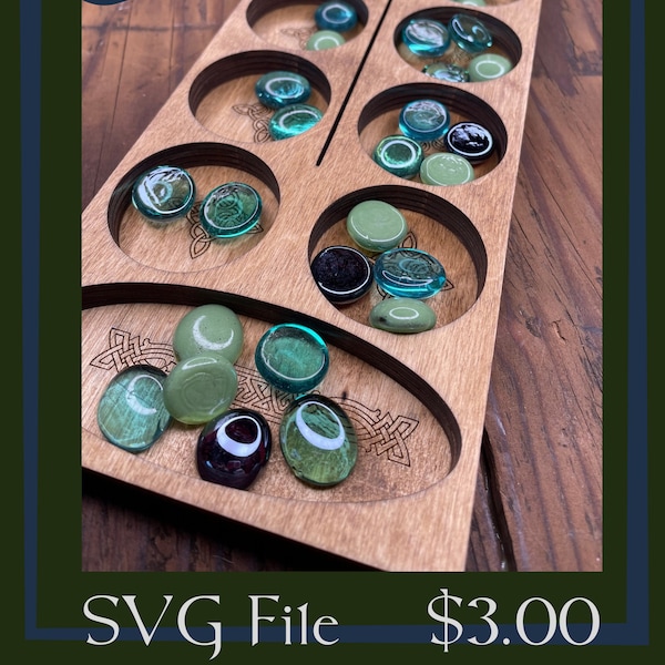 Quick Last Minute Gift-Mancala Game SVG Instant Download File-AirBnB Deco svg-Glowforge-Vacation Home svg-Beach House svg