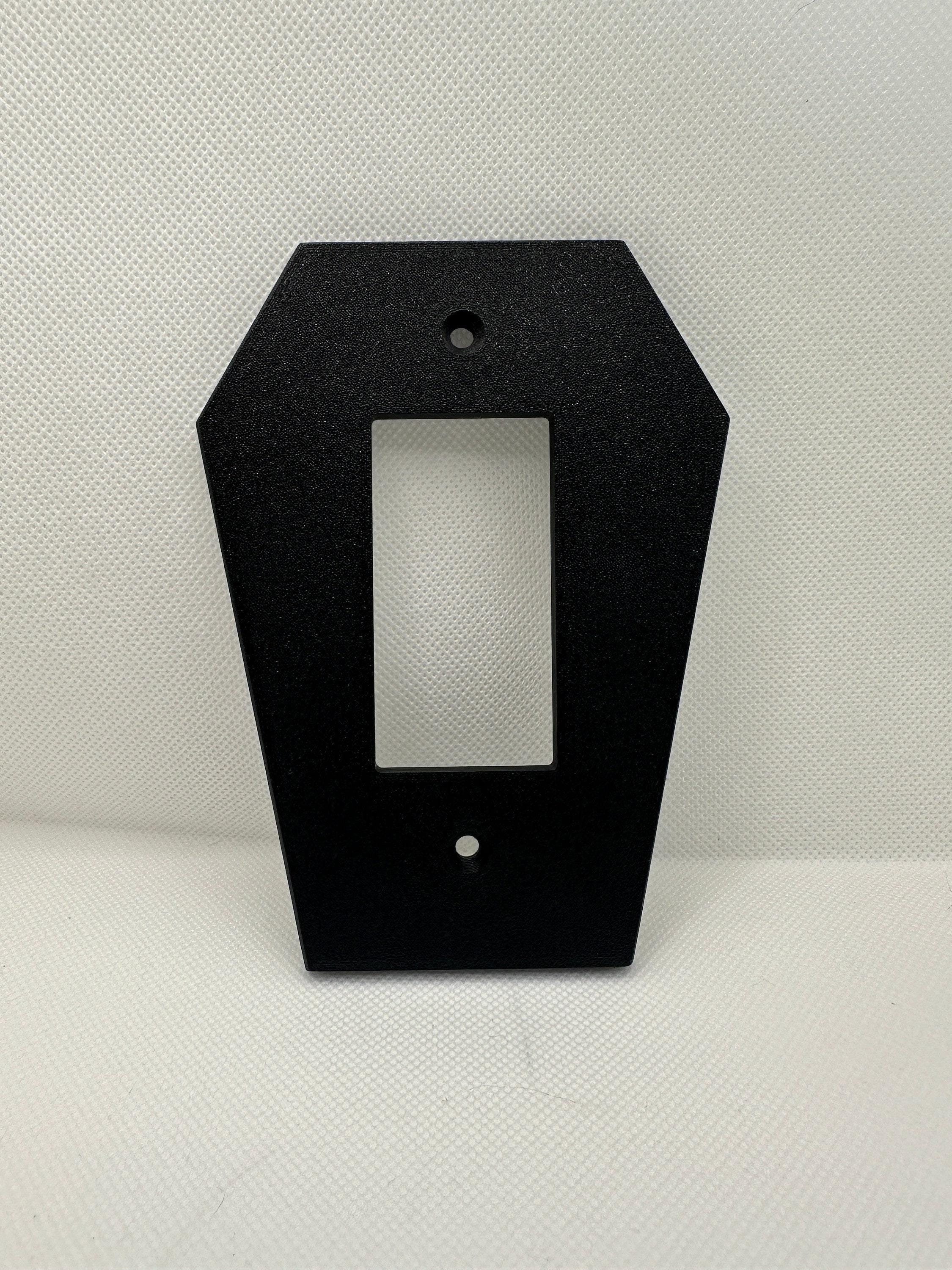 Coffin Outlet Cover: Spooky Gothic Home Decor