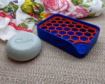 Jabonera personalizada impresa en 3D con bandeja