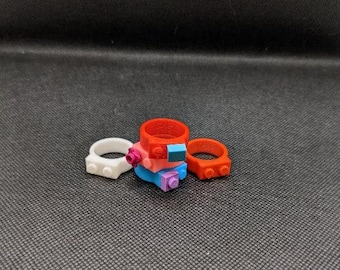 Brick Ring | Custom 3D Print Building Block Jewelry