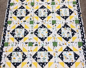 Baby Animal Mobile Quilt