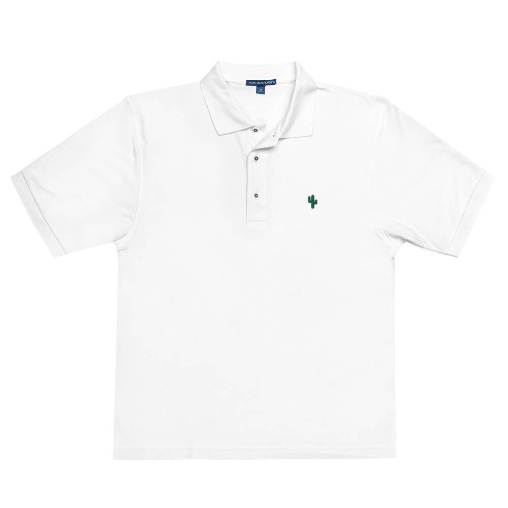 Cactus Embroidered Polo Shirt | Minimal Polo - Etsy