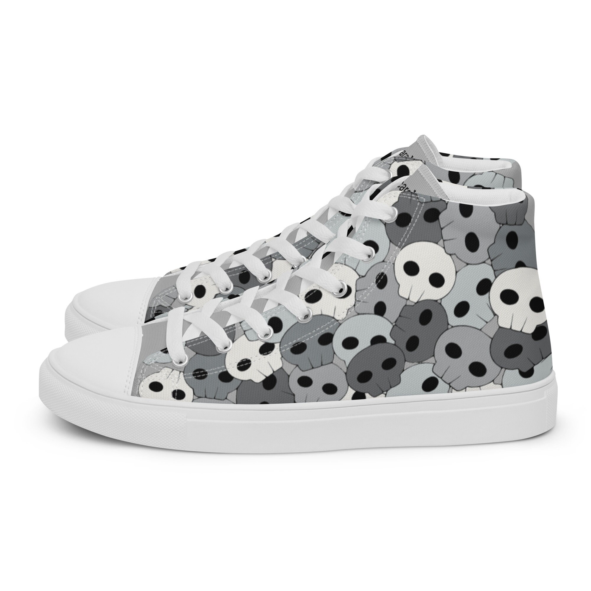 skull canvas shoes