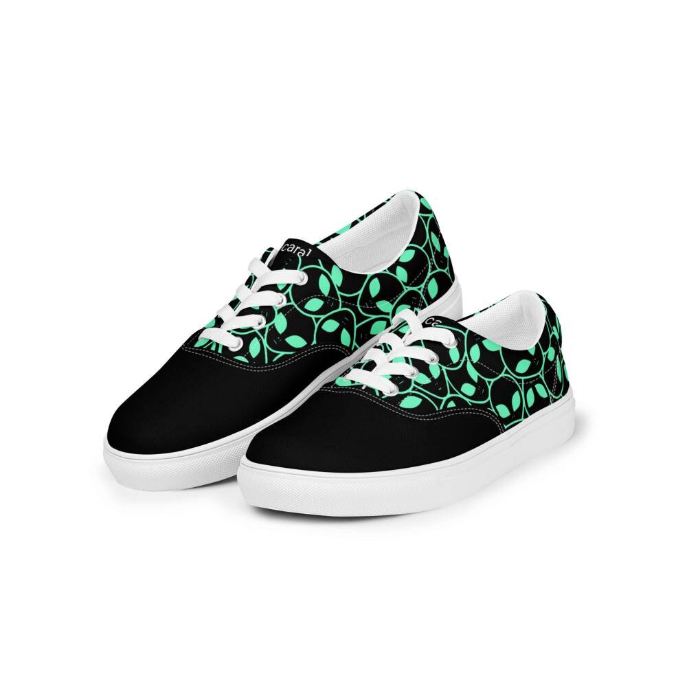 Alien Print Lace-up Canvas Shoes | Women's Alien Head Shoes - Etsy