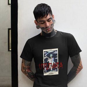 Volcara Tarot Card T-shirt | Trendy Death Tarot Card Shirt