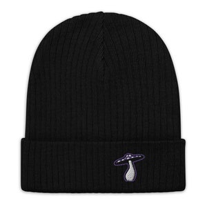 Mushroom Recycled Cuffed Beanie | Trendy Beanie