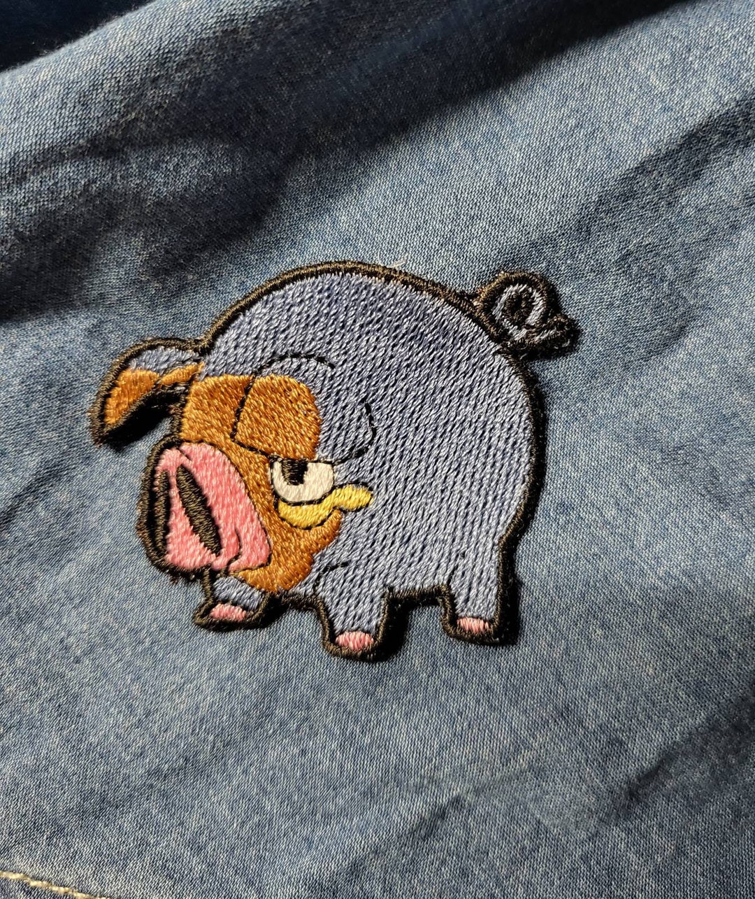 Lechonk Embroidery Patch - Etsy