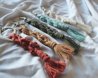 Infinity Macrame Keychain